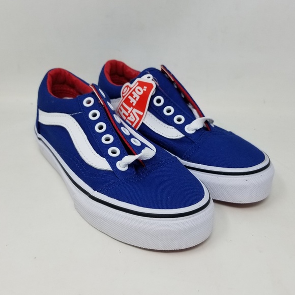 vans old skool blue and red